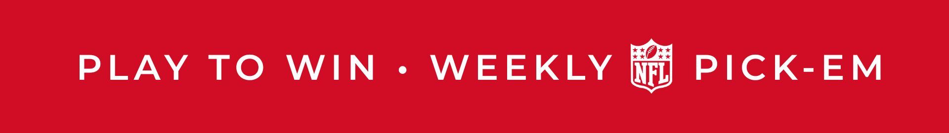 Play to win with Jamesons. NFL Weekly pick-em.